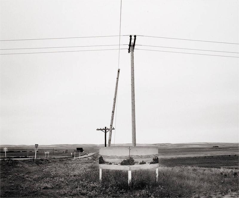 Intersection of Highway 4 and 342 Saskatchewan/Canada. August 7, 1975