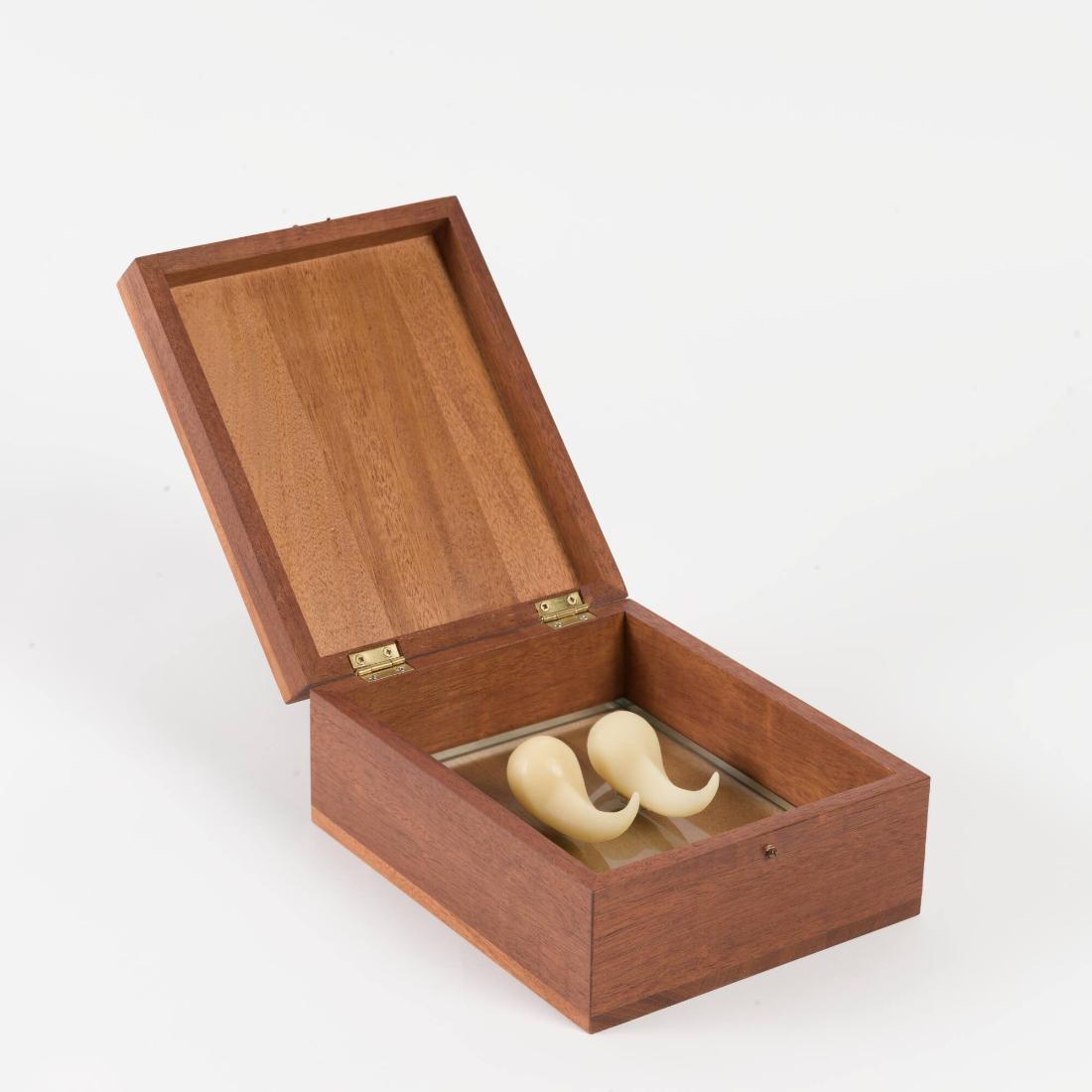 Stockholm-Beijing. Reseetui med kopia av citattecken