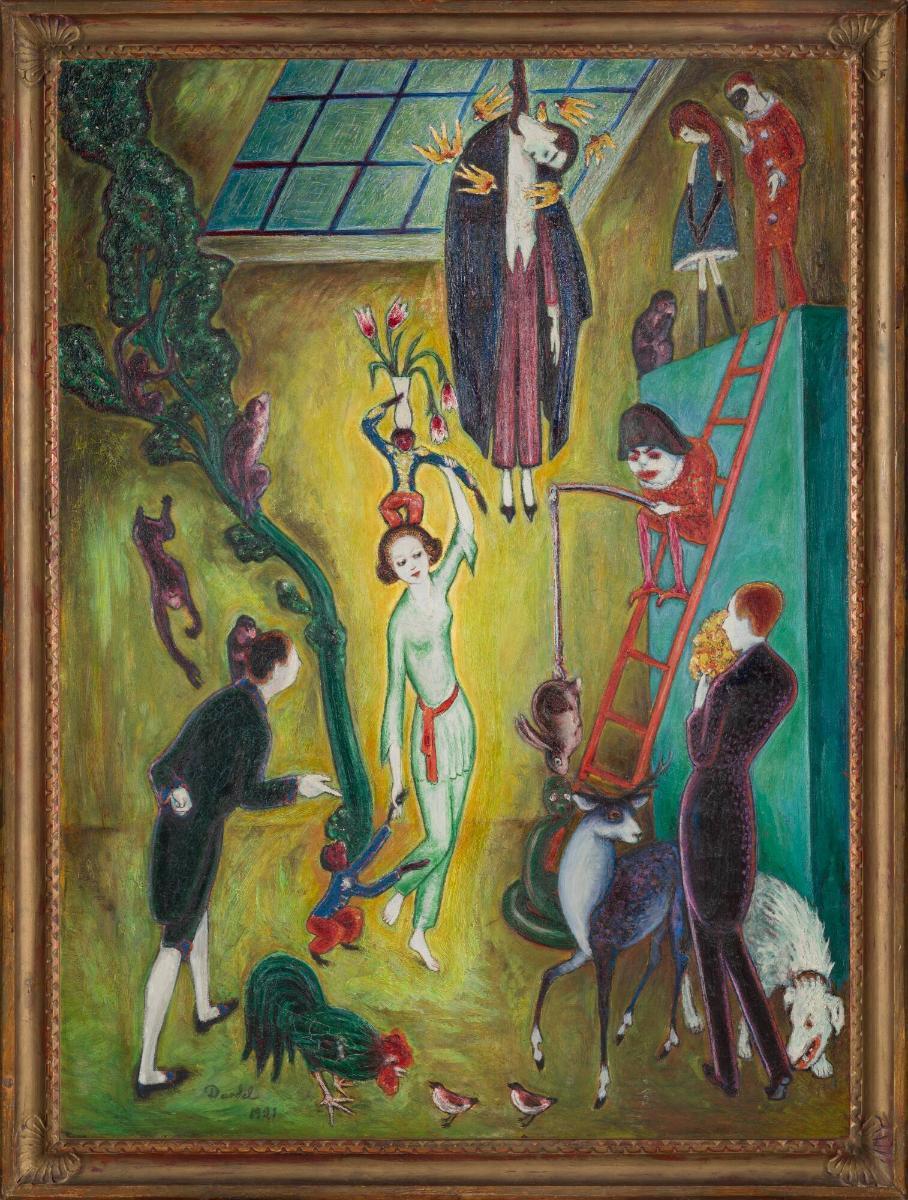 Visit hos excentrisk dam