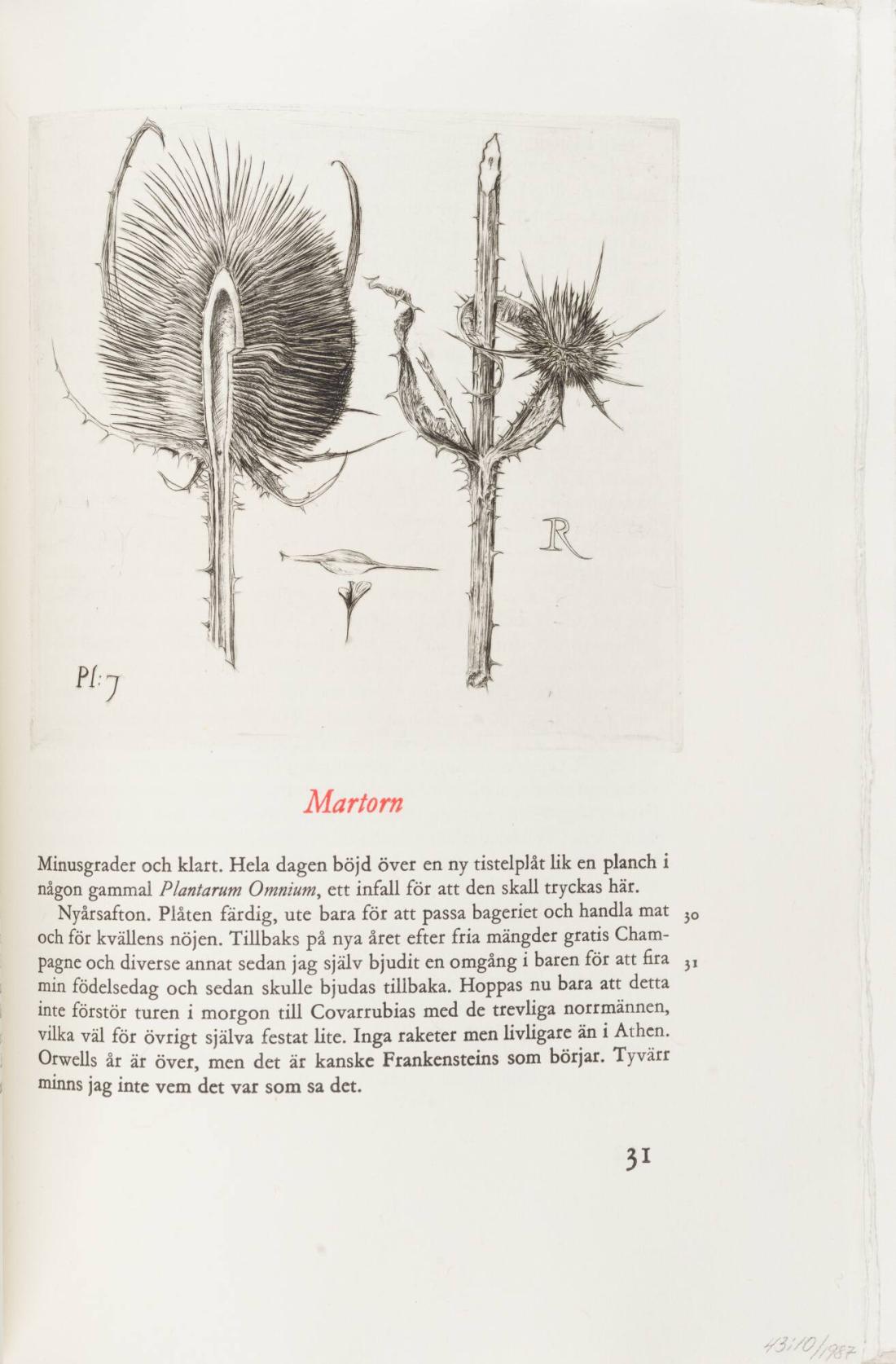 Tistlar. Libro des Horas de Santo Domingo de Silos