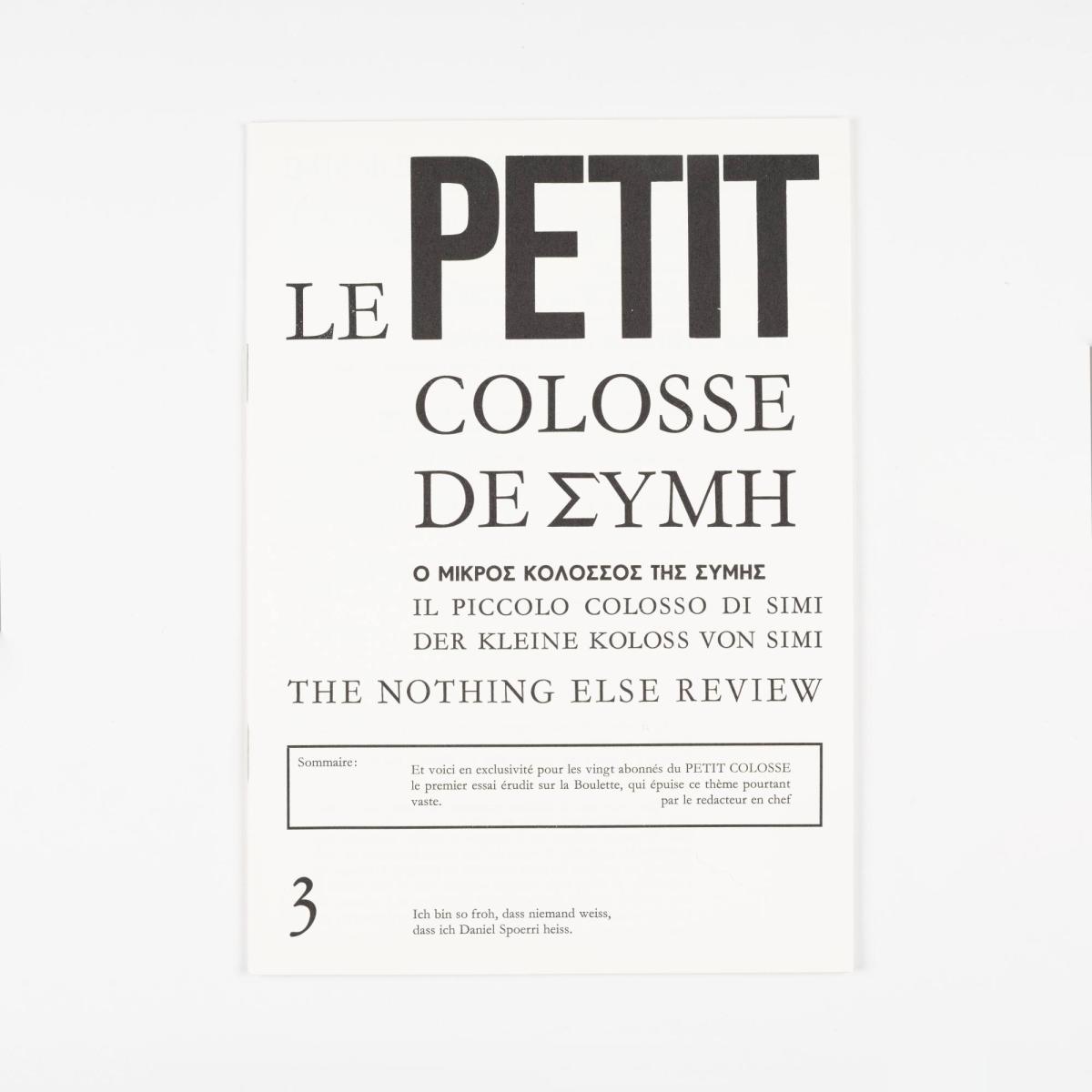 Le petit colosse de Symi, No 3