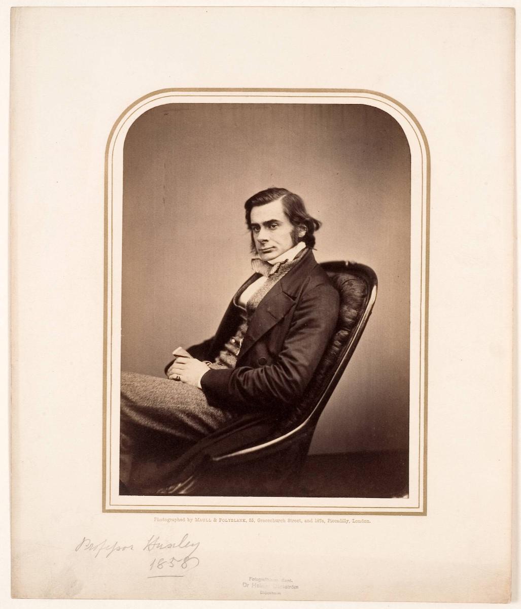 [Professor Thomas Huxley (1825-1895), engelsk biolog]