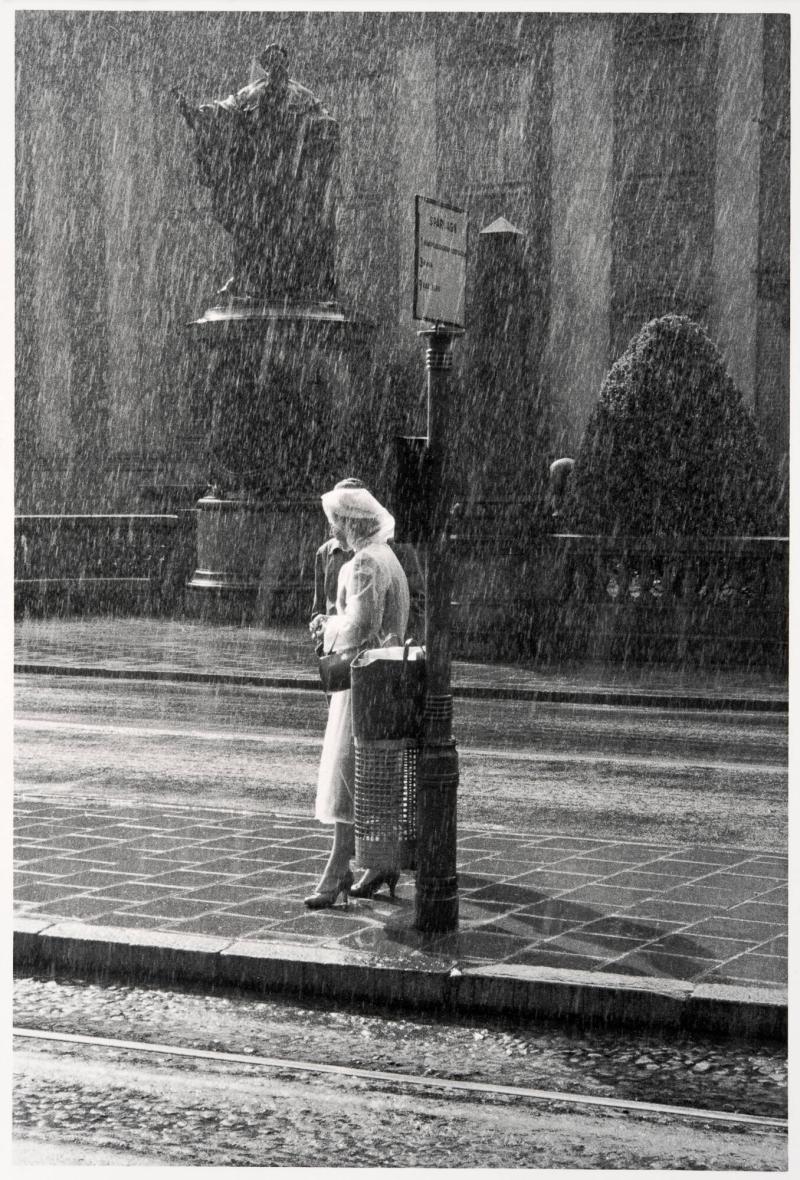 Sommarregn, Riddarhustorget, Stockholm, 1954