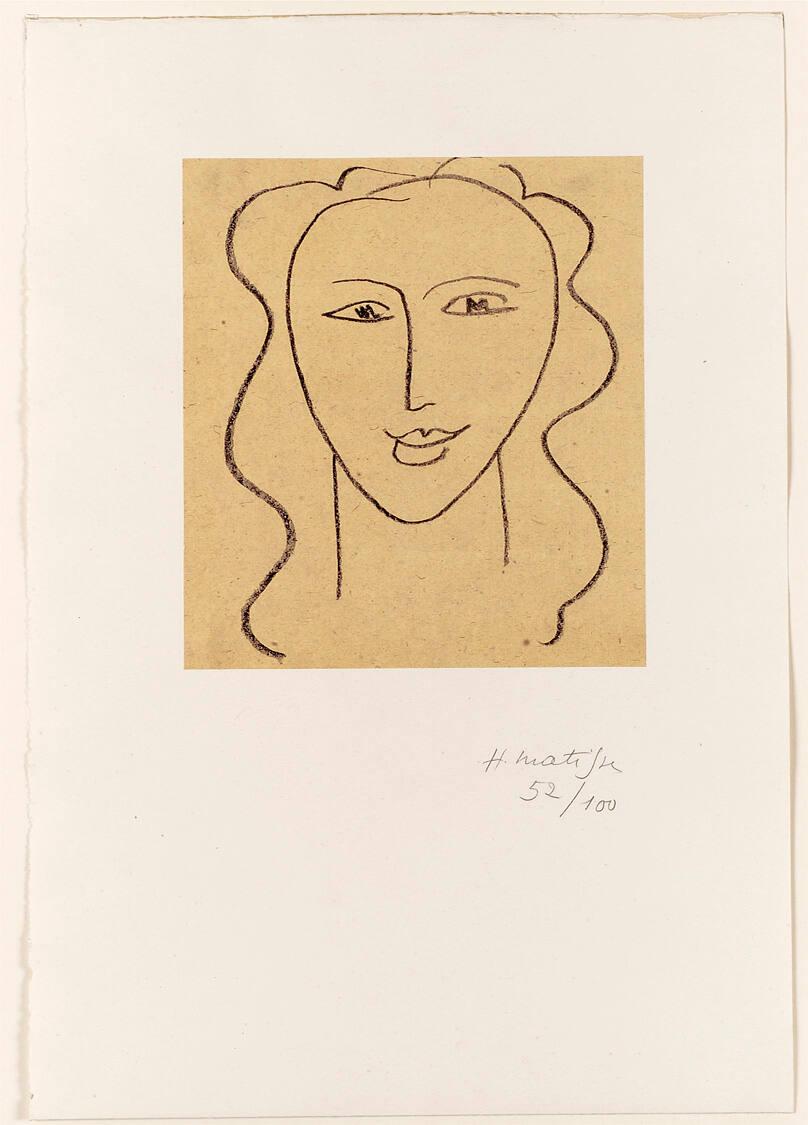 Études pour la Vierge "Visage"