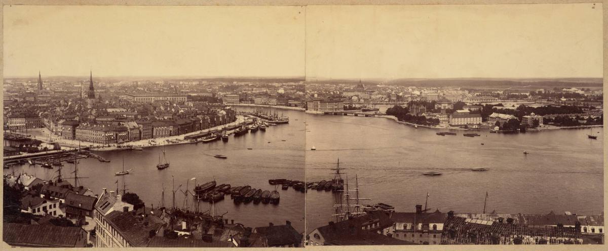 Panorama av Stockholm