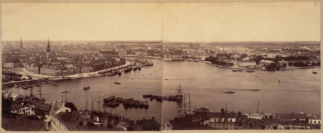 Panorama av Stockholm