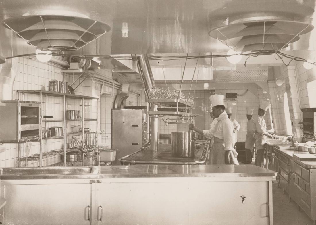 Köket tillhörande Katarinahiss-restauranten