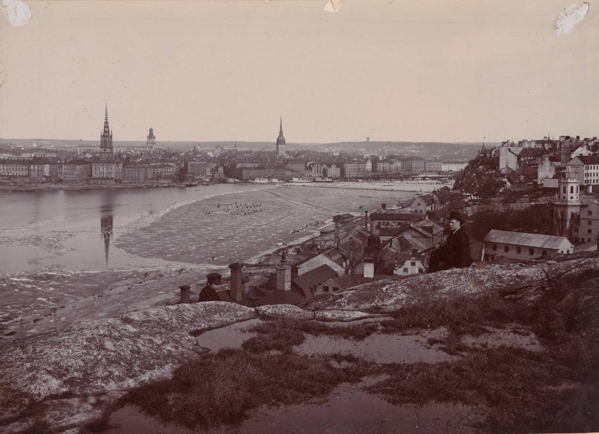 Riddarholmen, Riddarfjärden från Skinnarviksberget