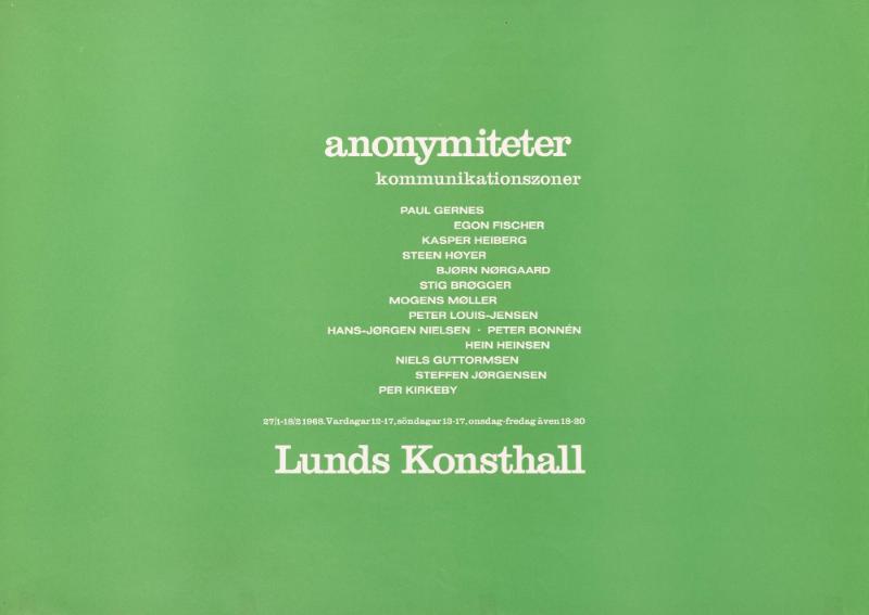 Anonymiteter, kommunikationszoner