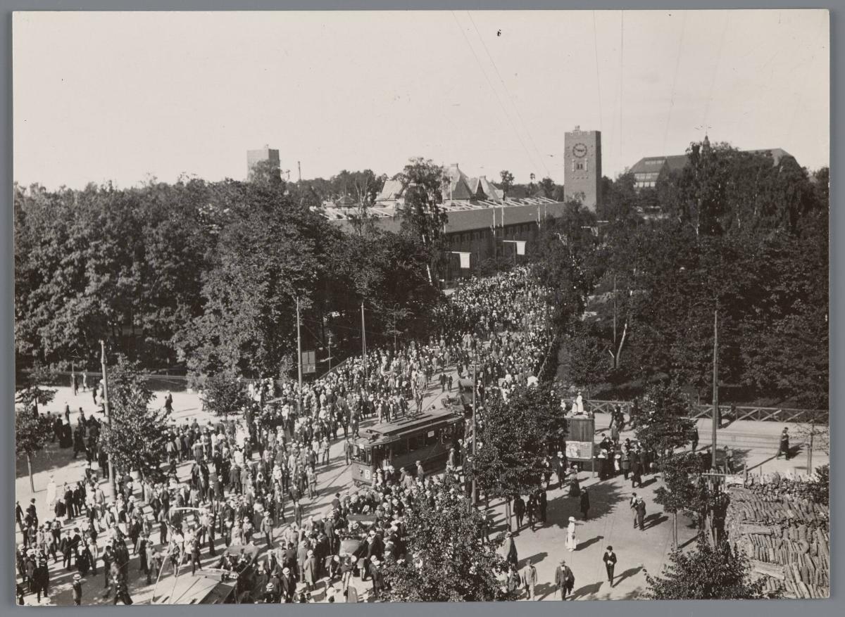 Stockholm, Stadion after matchens slut