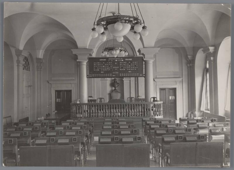 Stockholm: Interiör av Börsen