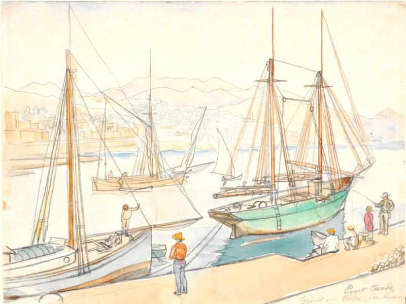 Grönt och rosa, San Remo