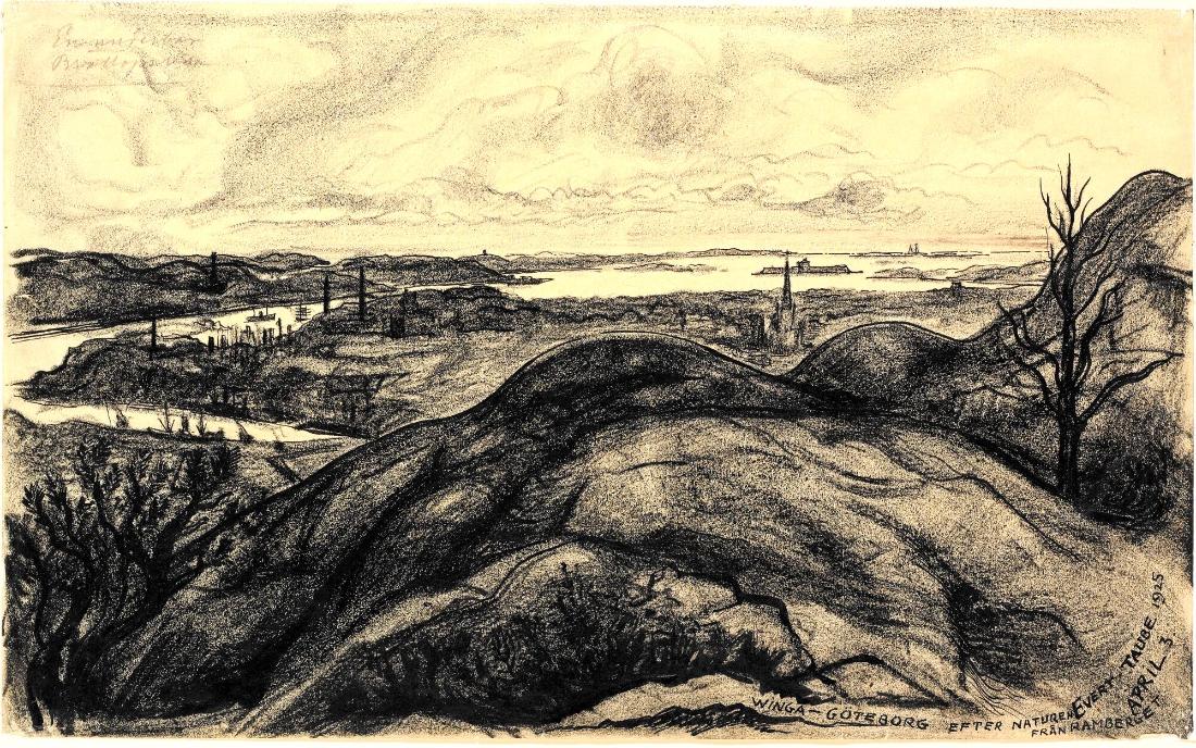 Winga-Göteborg efter naturen från Ramberget