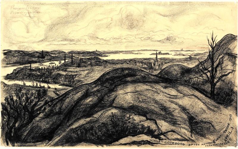 Winga-Göteborg efter naturen från Ramberget