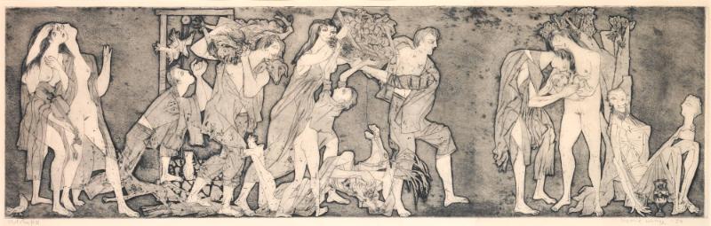 Skiss till väggmålning