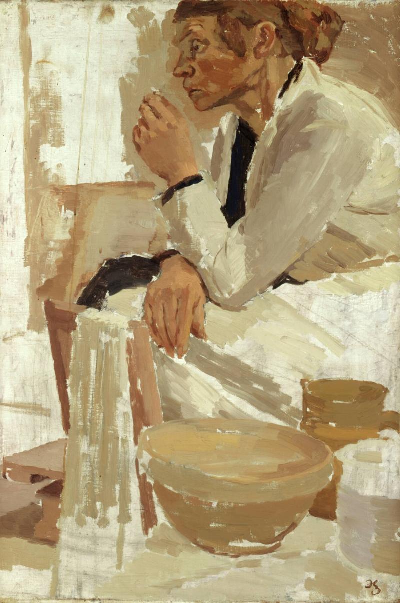 Porträtt av skulptrisen Astrid Noack