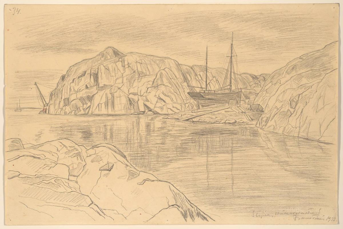 Slipen, Hälleviksstrand