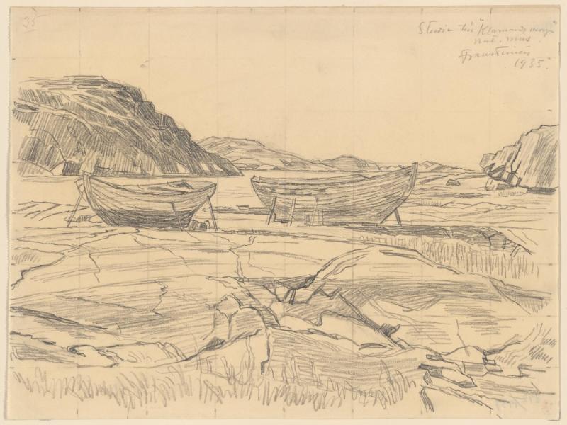 Studie till 'Klarnande morgon' (NM 3115)