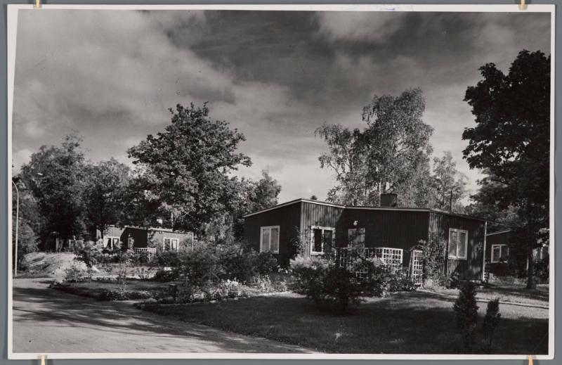 Arbetarebostäder vid Gustafsberg Porslinsfabrik