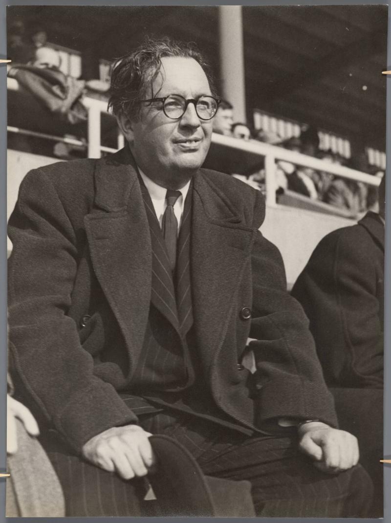 AIK-Örebro SK, borgområdet 18 apr. 1949 / Helge Berglund