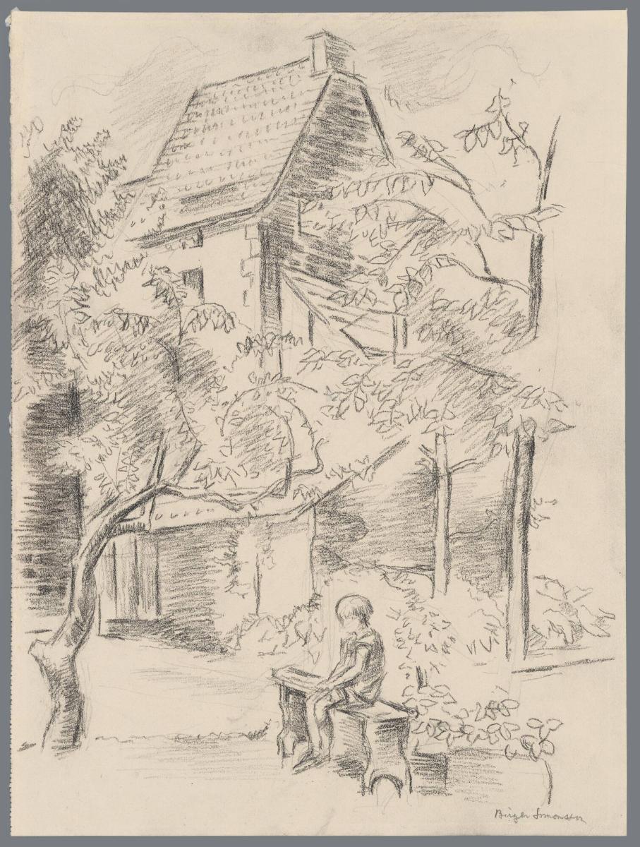 Helge i trädgården