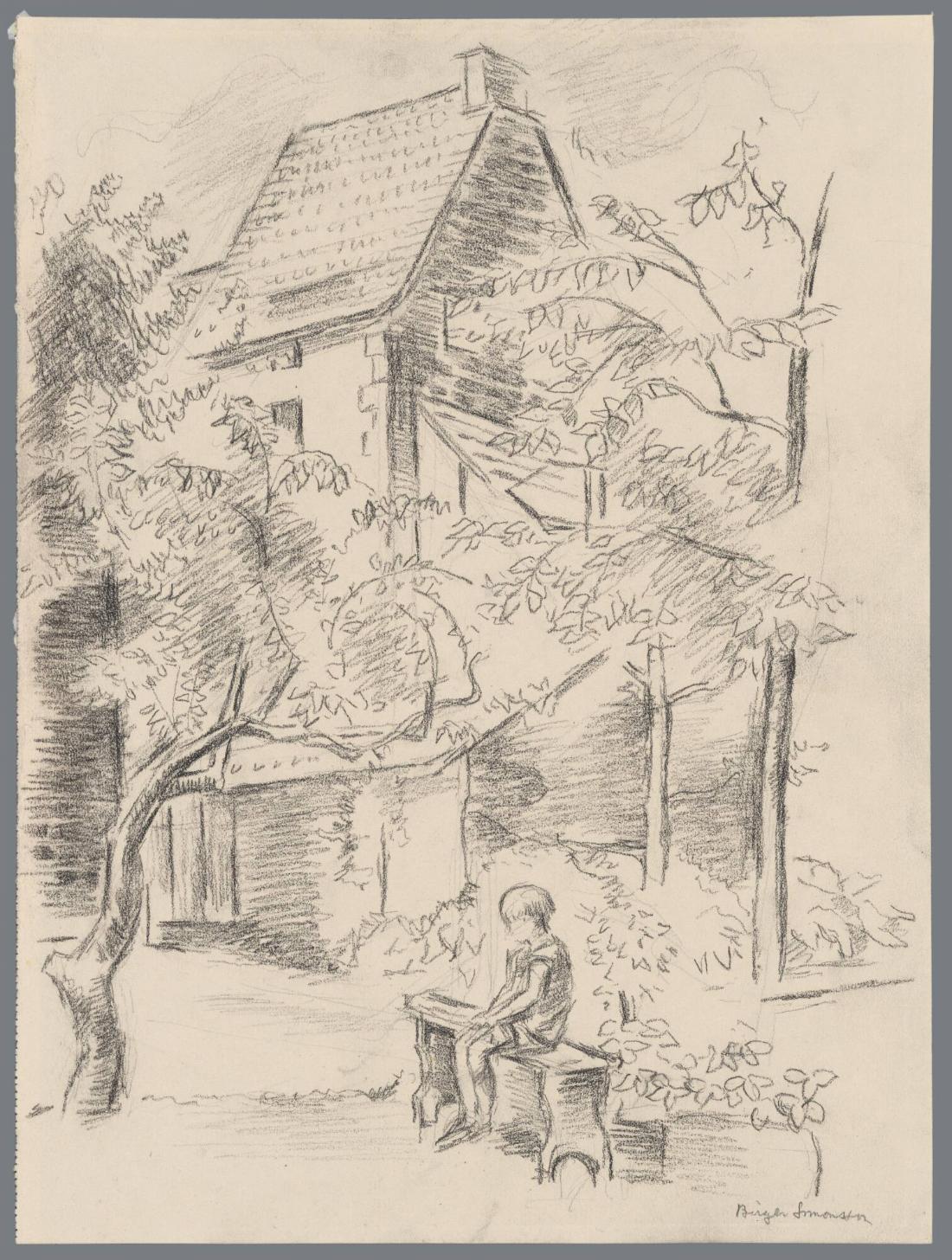 Helge i trädgården