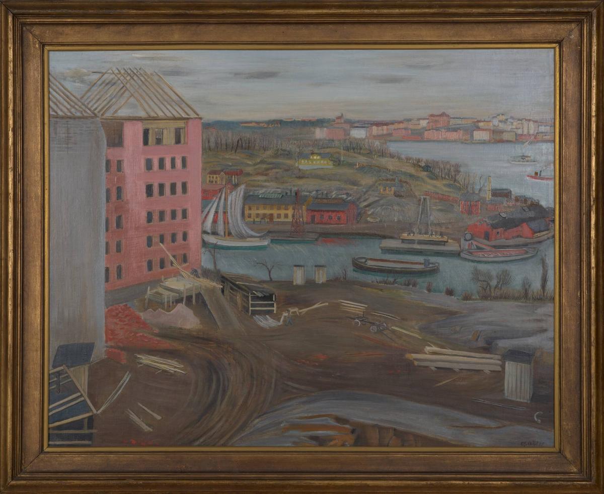 Varvet, motiv från Långholmssundet