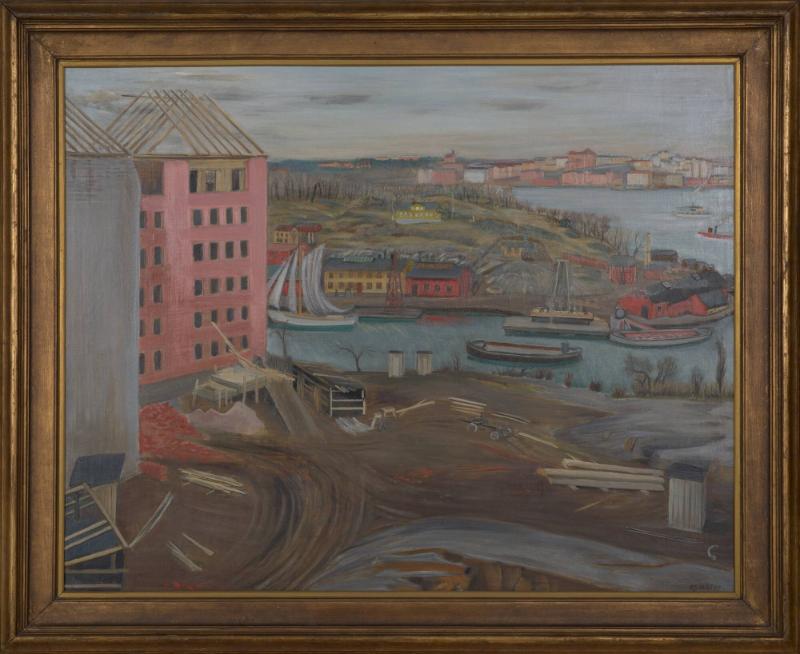 Varvet, motiv från Långholmssundet