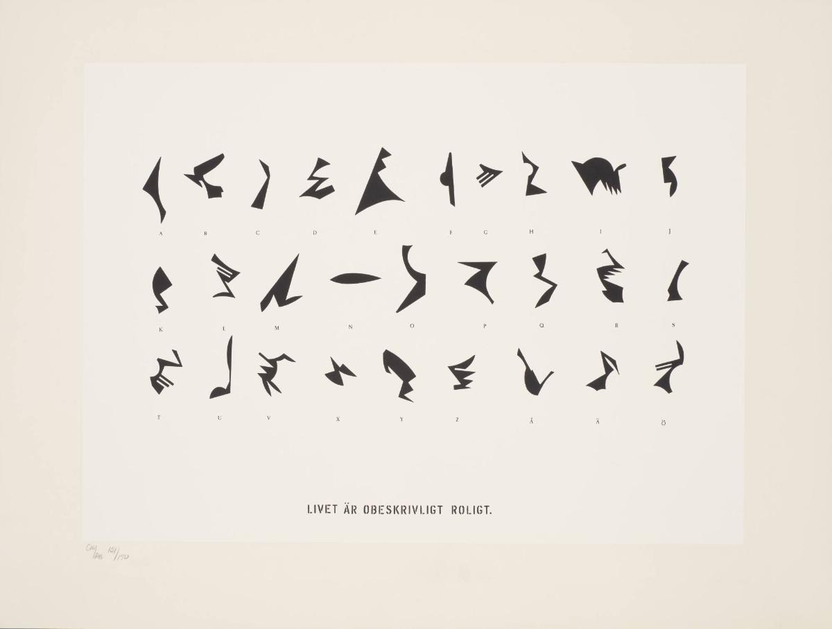 Livet är obeskrivligt roligt. Ur 'Varg-mapp'