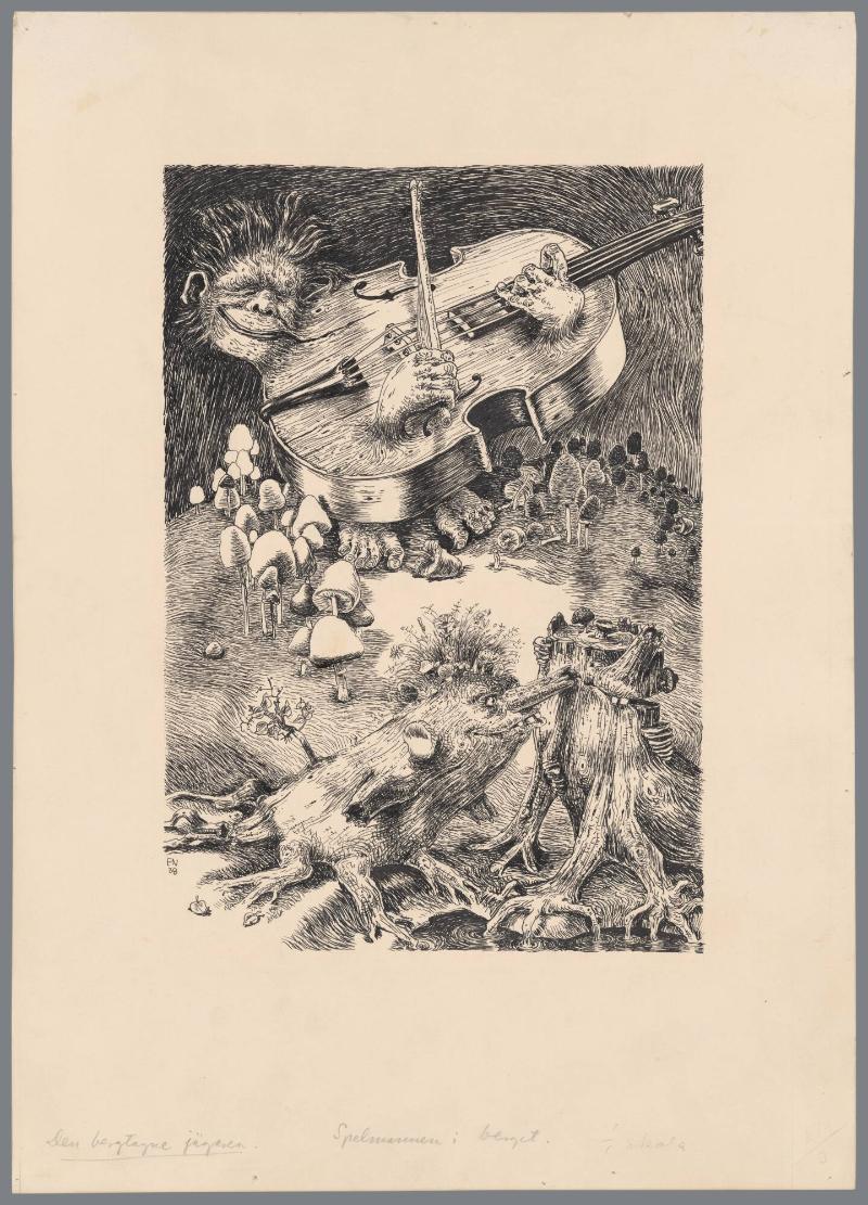 Ill. till sagan 'Den bergtagne jägaren'