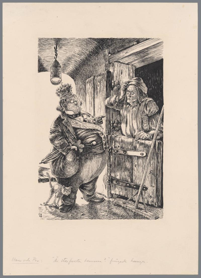 Ill. till sagan 'Hans och Per'