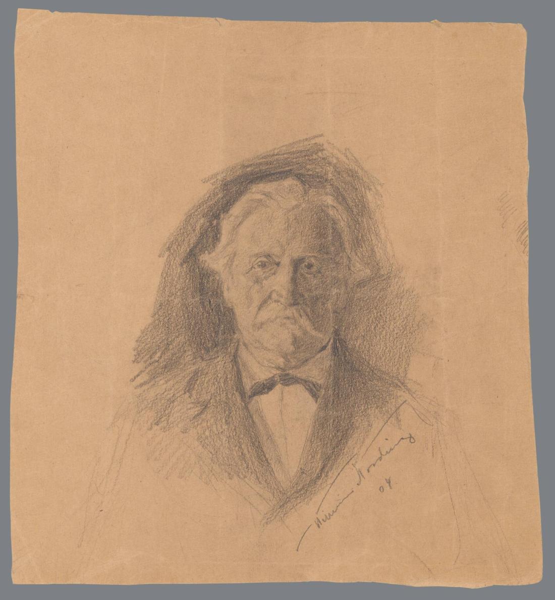 Porträtt av äldre man