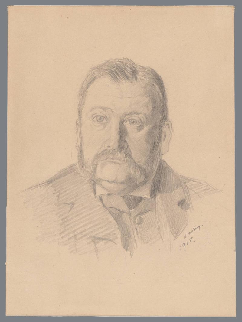 Porträtt av konstnärens far