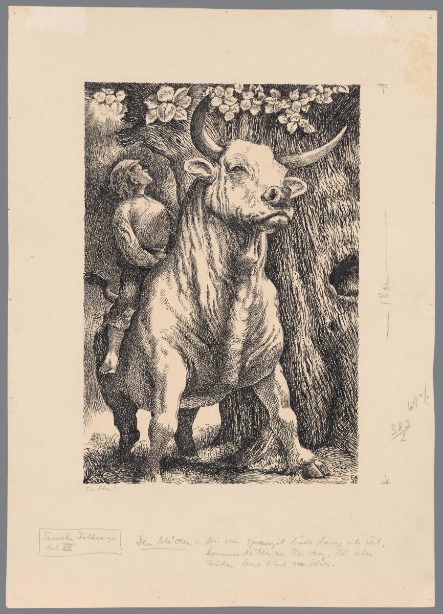 Ill. till 'Den blå oxen' (Svenska Folksagor VII)