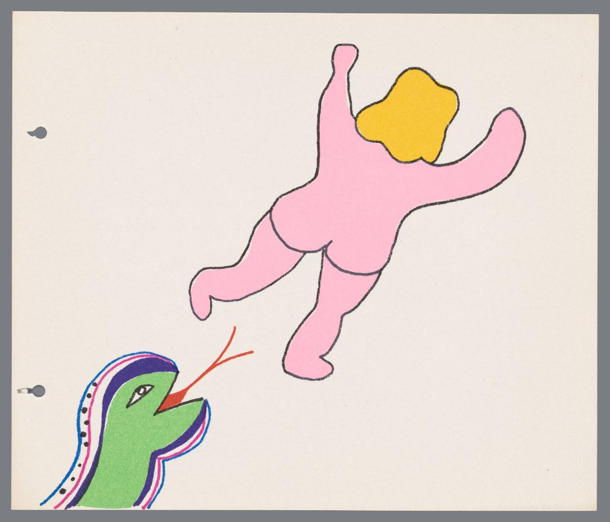 The Devouring Mothers - Story Book by Niki de Saint Phalle. Ur boken "the Devouring Mothers - Story Book by Niki de Saint Phalle"