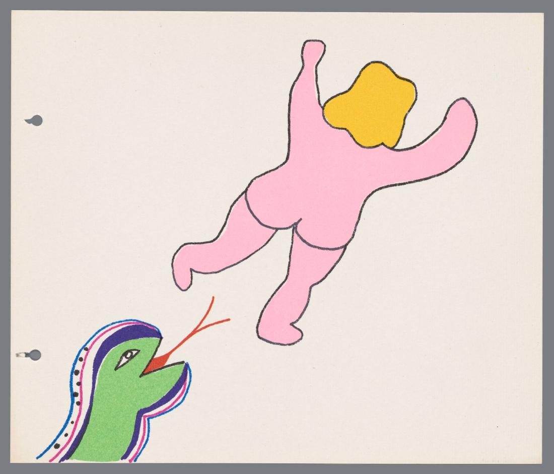 The Devouring Mothers - Story Book by Niki de Saint Phalle. Ur boken "the Devouring Mothers - Story Book by Niki de Saint Phalle"