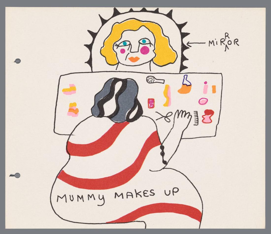The Devouring Mothers - Story Book by Niki de Saint Phalle. Ur boken "the Devouring Mothers - Story Book by Niki de Saint Phalle"