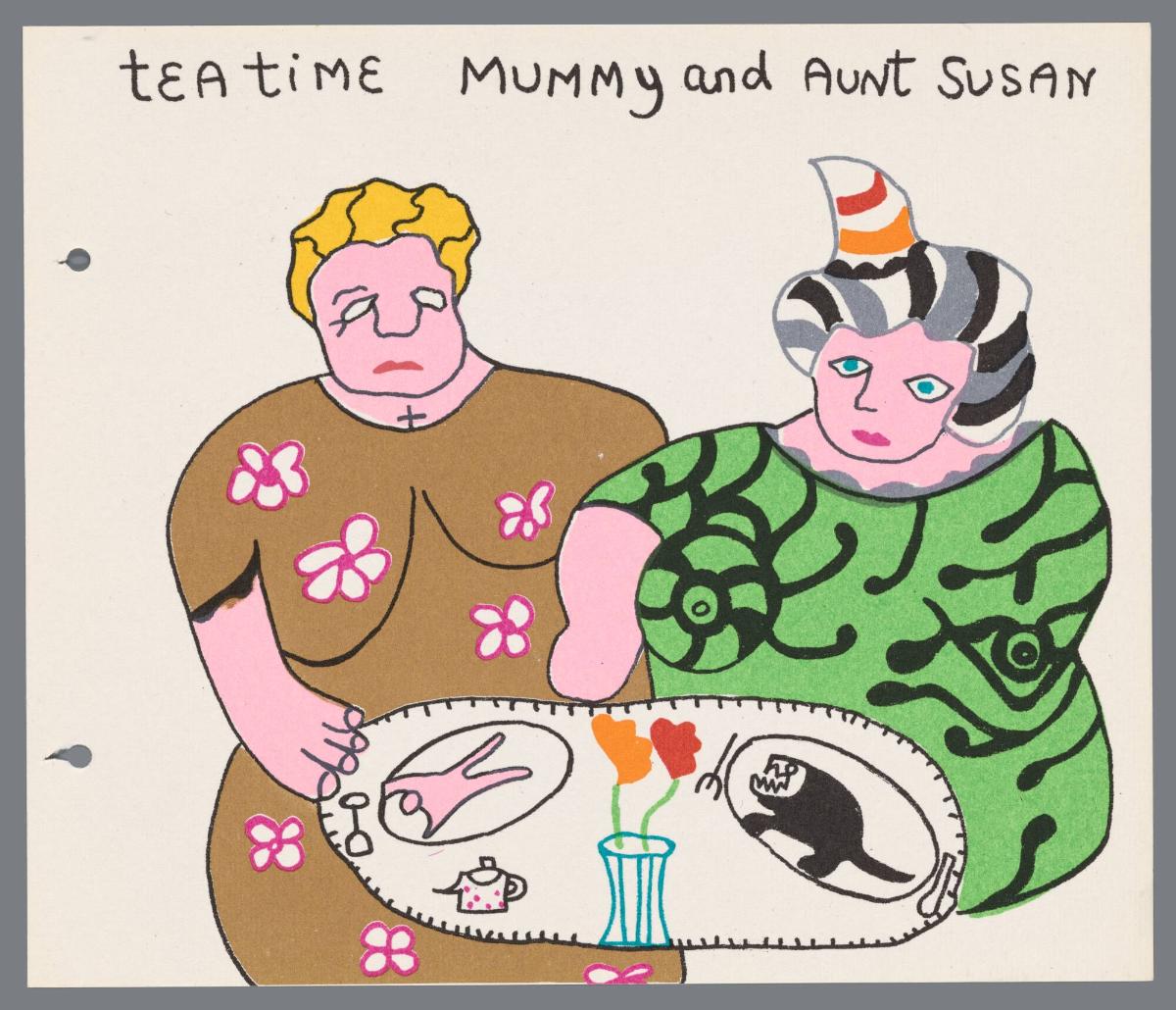 The Devouring Mothers - Story Book by Niki de Saint Phalle. Ur boken "the Devouring Mothers - Story Book by Niki de Saint Phalle"