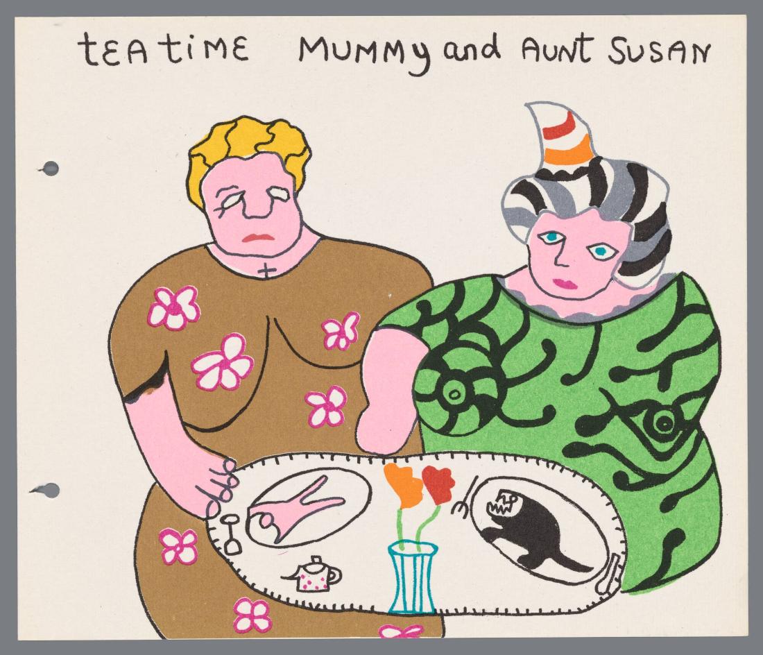 The Devouring Mothers - Story Book by Niki de Saint Phalle. Ur boken "the Devouring Mothers - Story Book by Niki de Saint Phalle"