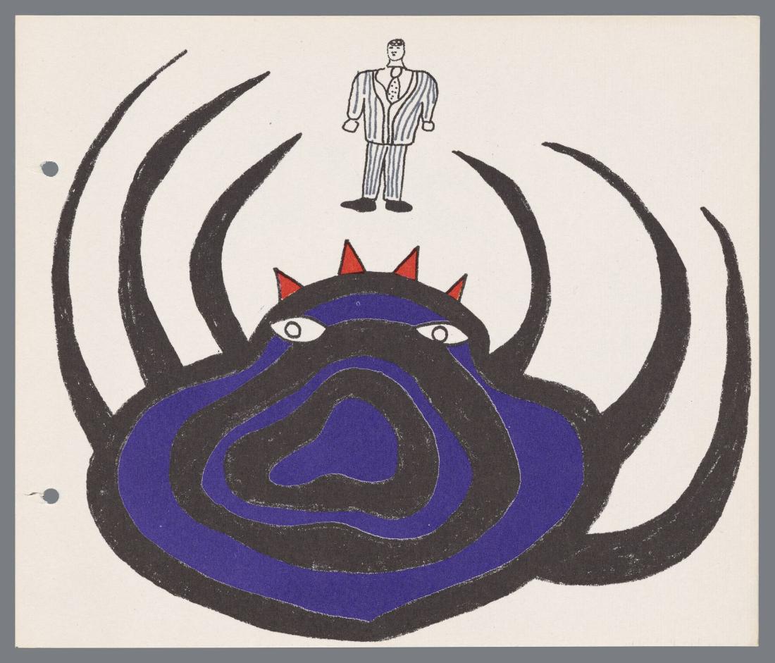 The Devouring Mothers - Story Book by Niki de Saint Phalle. Ur boken "the Devouring Mothers - Story Book by Niki de Saint Phalle"