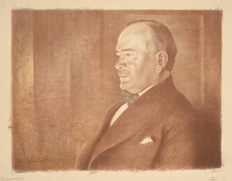 Porträtt av Erik Axel Karlfeldt