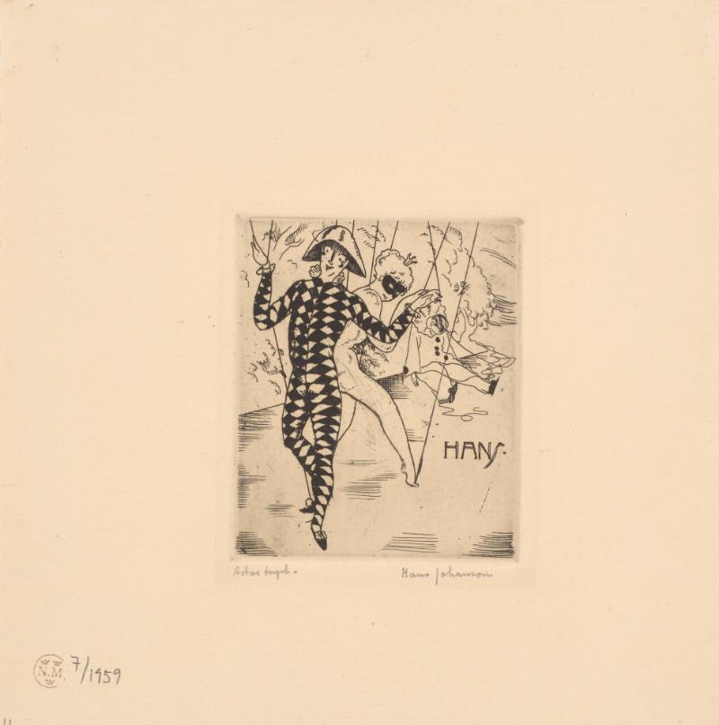 Exlibris (med marionettdockor)