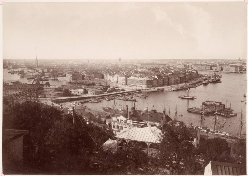 Panorama från Mosebacke, Stockholm