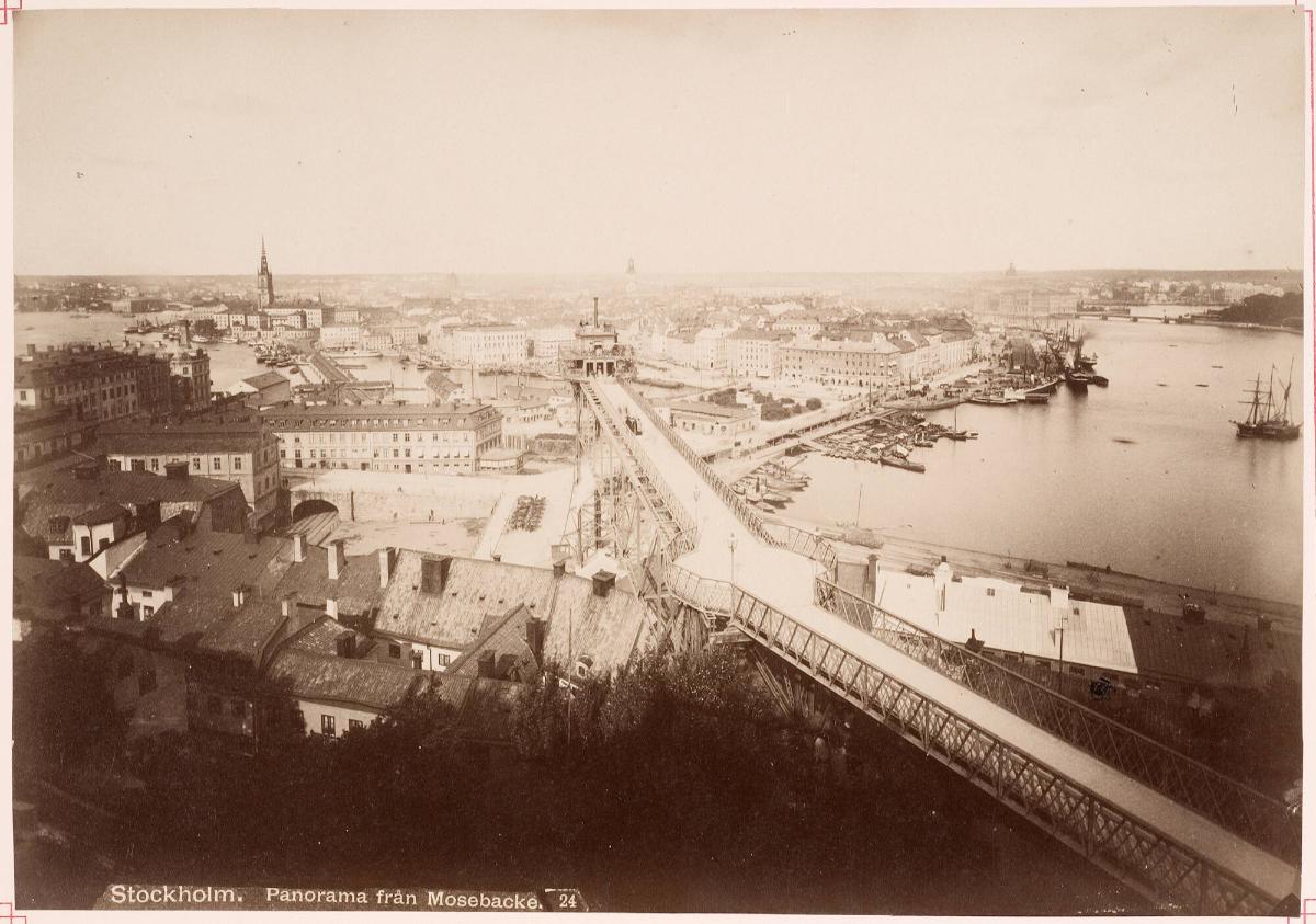 Panorama från Mosebacke, Stockholm