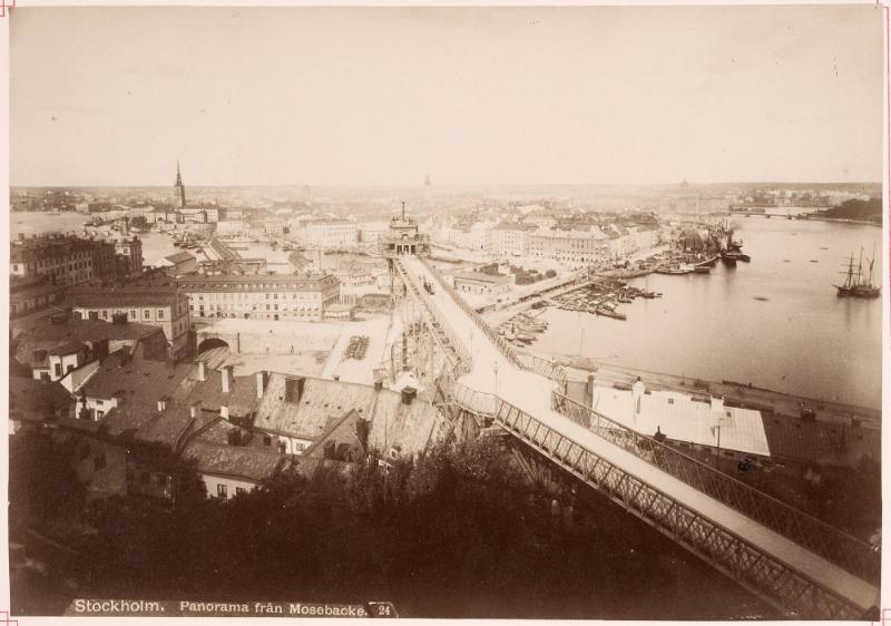 Panorama från Mosebacke, Stockholm