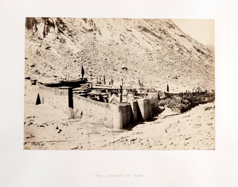 The convent of Sinai. Ur boken Egypt, Sinai and Palestine. Album 8