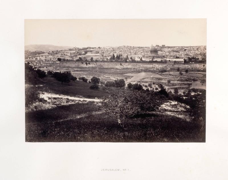 Jerusalem, no 1. Ur boken Egypt, Sinai and Palestine. Album 8