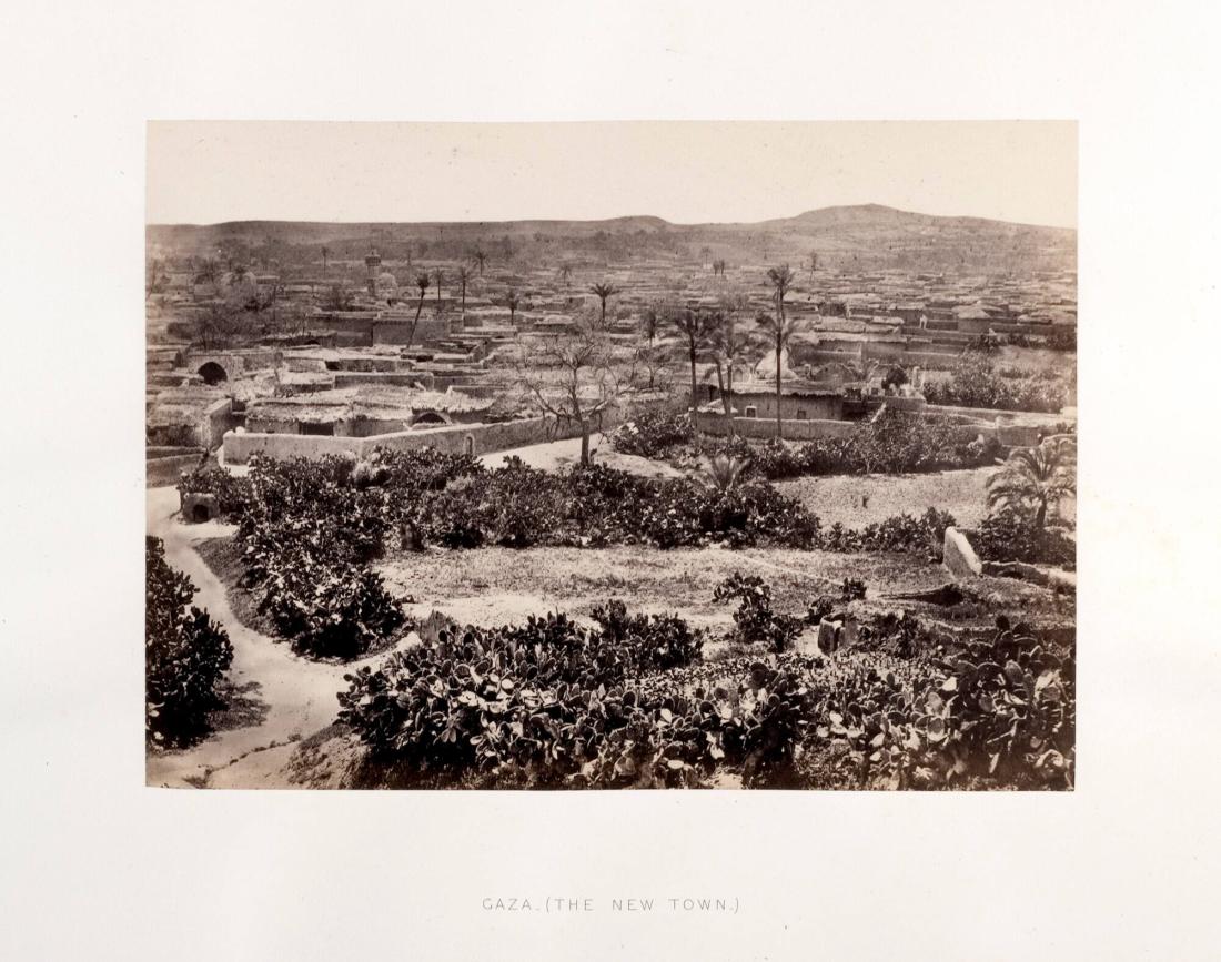 Gaza (the new town). Ur boken Egypt, Sinai and Palestine. Album 8