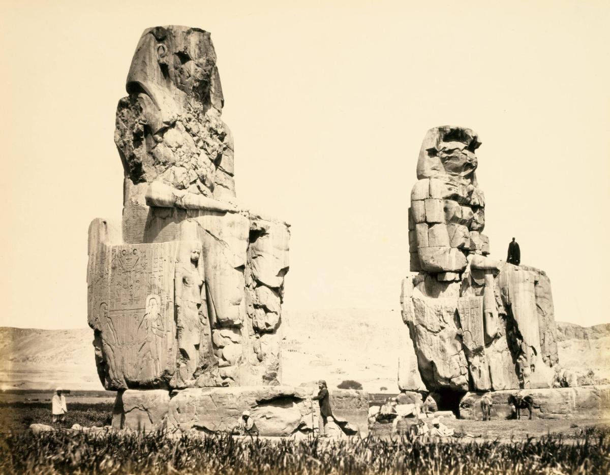 The Statues of the plain Thebes