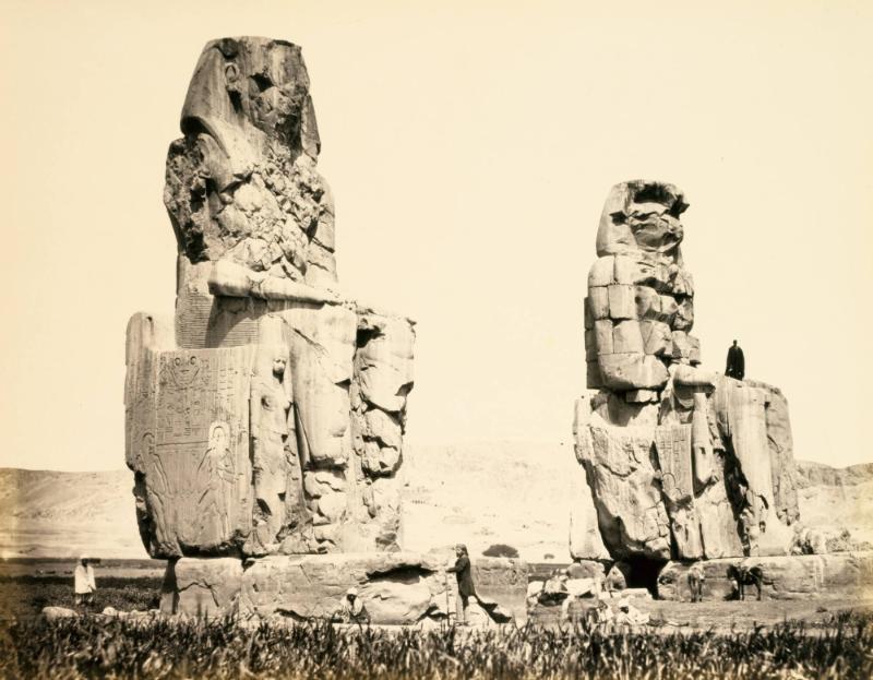 The Statues of the plain Thebes